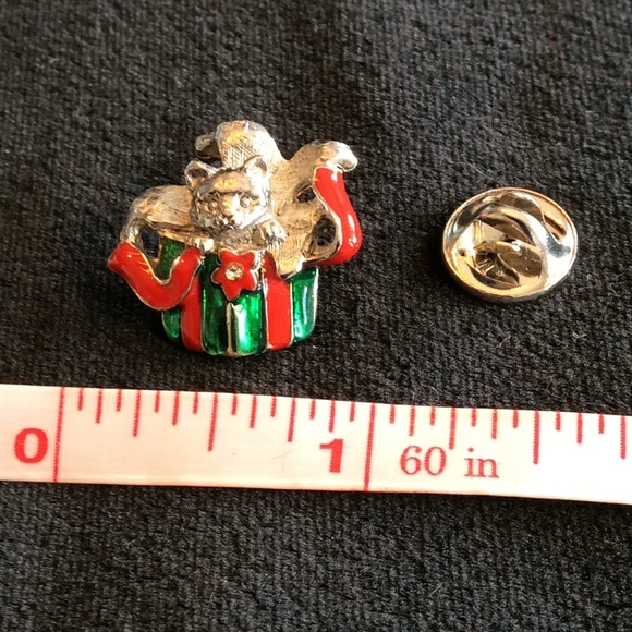 Nordstrom Enamel Cat Gift Brooch - Picture 3 of 5